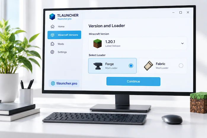 TLauncher Mods Forge and Fabric mod loaders